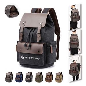 High Capacity Canvas Vintage Backpack